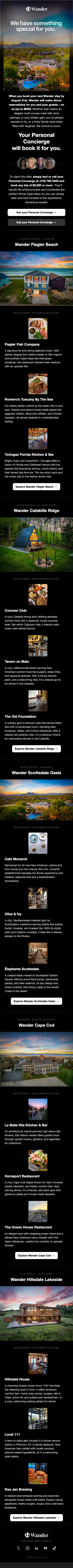 🍽️ Book your next trip by 8/31 and dinner’s on us, Sarah