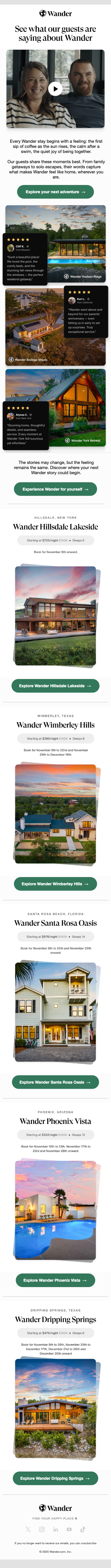 ❤️ This is why guests love Wander, Sarah...