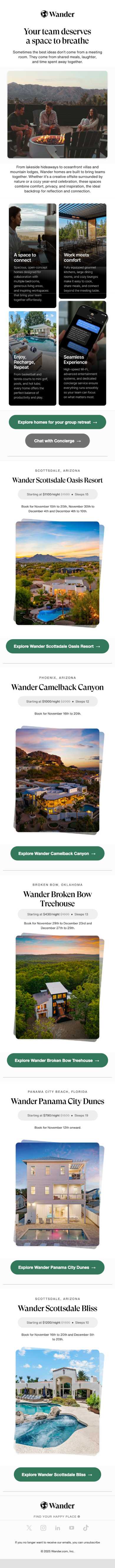 ✨ Plan your next offsite with Wander, Sarah