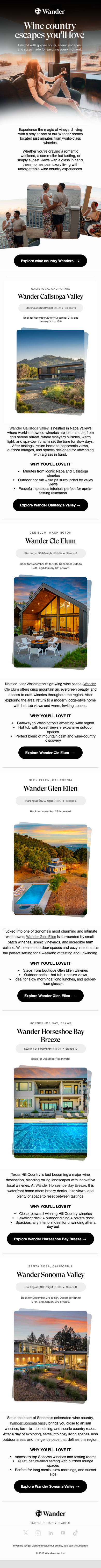 🍇 Wine country escapes you'll love, Sarah