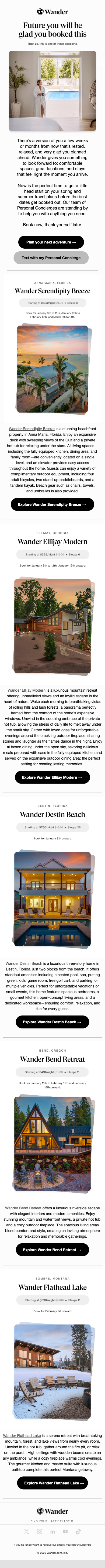 🏡 Plan your 2026 adventure now to get the perfect dates