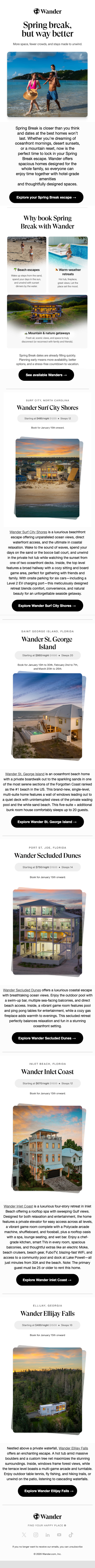 ☀️ Plan your Spring Break escape before dates disappear