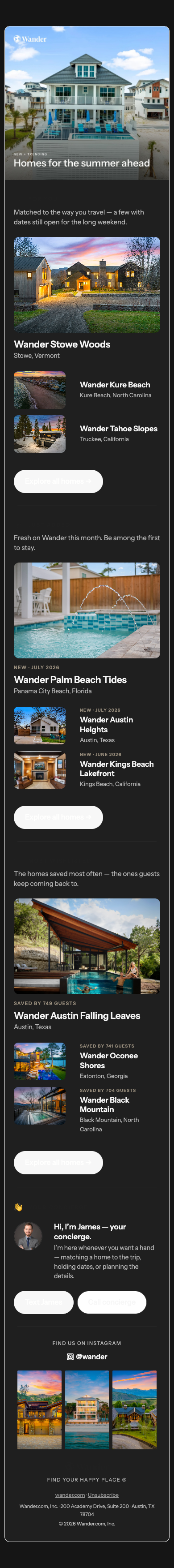 👀 New homes for summer, Sarah