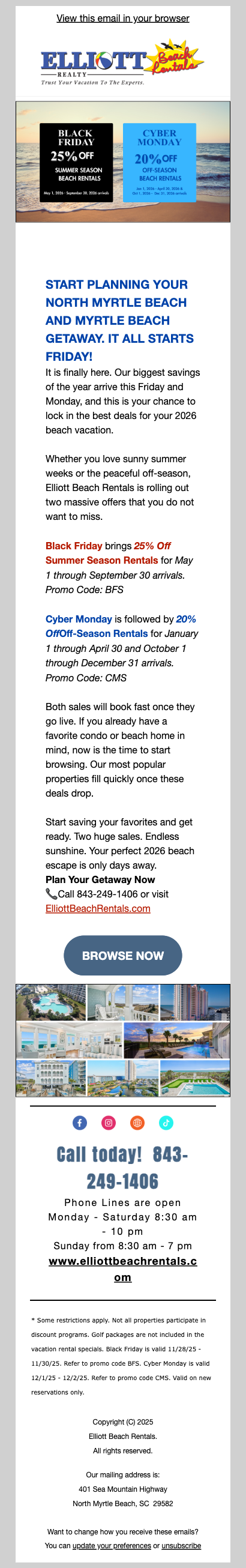 Two major sales. One perfect beach trip. 🏖️